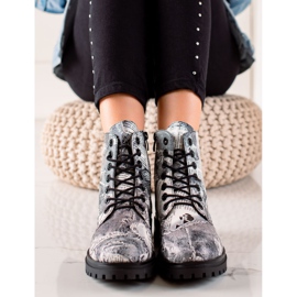 Goodin Muncitori la modă cu imprimeu alb 2 Goodin Muncitori la modă cu imprimeu alb 2