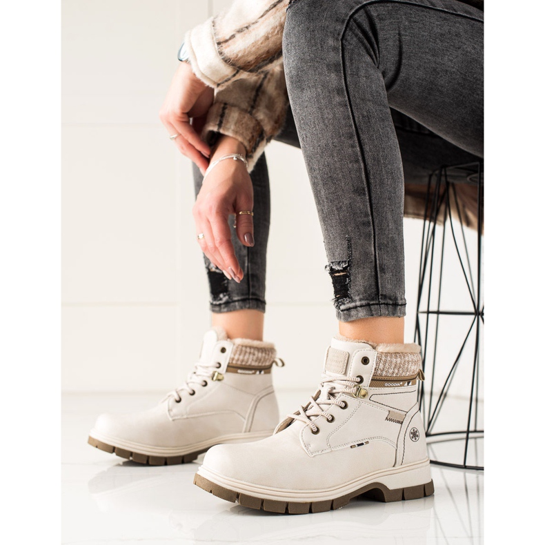 Goodin Trappers sportivi confortabili bej 2