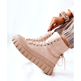 PH1 Pantofi Calzi Pe Platformă Bej Marlow 6