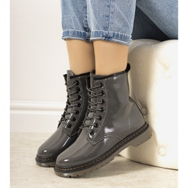 Ghete de damă calde din grafit de la Doiron negru 1 Ghete de damă calde din grafit de la Doiron negru 1