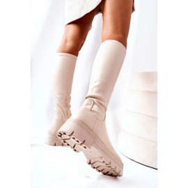 FJ1 Cizme High Hemera Bej 1 FJ1 Cizme High Hemera Bej 1