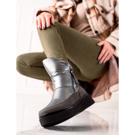 Weide Cizme de zăpadă calde confortabile negru 1 Weide Cizme de zăpadă calde confortabile negru 1