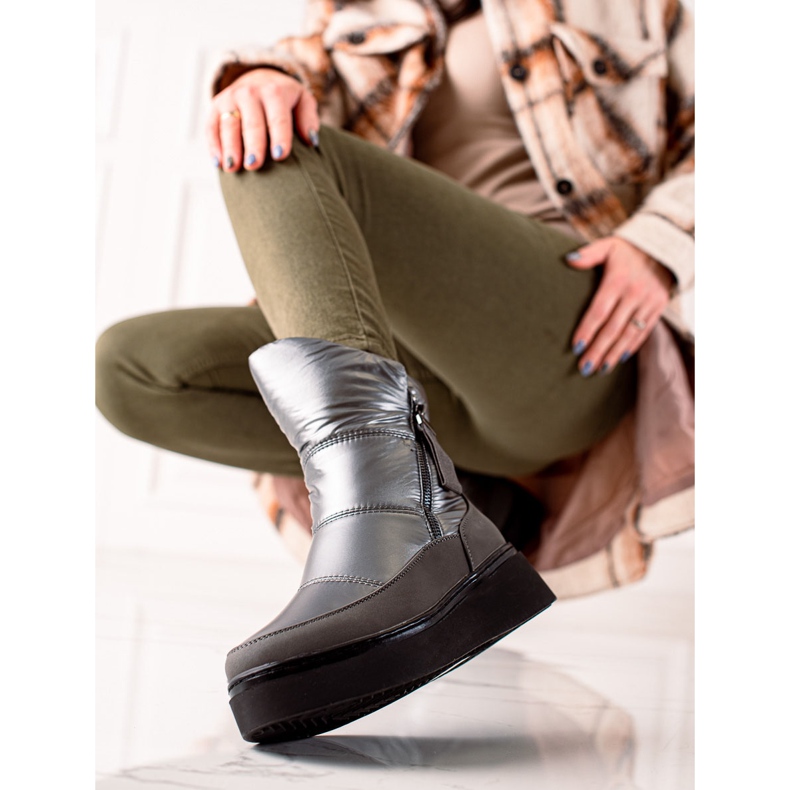 Weide Cizme de zăpadă calde confortabile negru 1 Weide Cizme de zăpadă calde confortabile negru 1