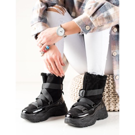 TRENDI Ghete sport pentru zăpadă negru 1 TRENDI Ghete sport pentru zăpadă negru 1