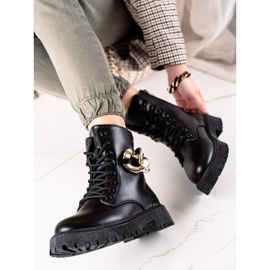 Groto Gogo Trappers Negri Cu Ornament negru 1