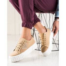 Goodin Pantofi de modă maro bej 2 Goodin Pantofi de modă maro bej 2