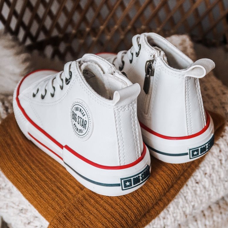 Adidași înalți pentru copii Big Star II374004 Alb ['alb'] 1