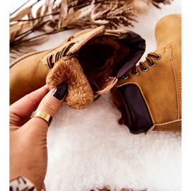 Cizme Trappers pentru copii Camel Milos maro 1