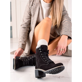 Goodin Cizme confortabile cu toc înalt negru 2 Goodin Cizme confortabile cu toc înalt negru 2