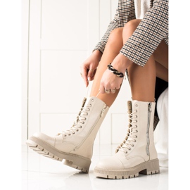 Seastar Trappers Bej Cu Fermoar Decorativ 1