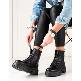 TRENDI Trappers Negri Cu Fermoar negru 2 TRENDI Trappers Negri Cu Fermoar negru 2