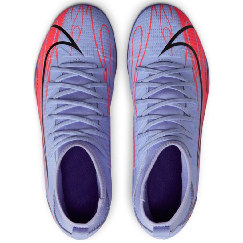 Pantofi de fotbal Nike Mercurial Superfly 8 Club Km Mg Jr DB0925 506 roz, violet violet 1