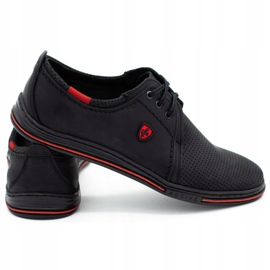 Polbut Pantofi barbati piele 343P, vara, negru 1