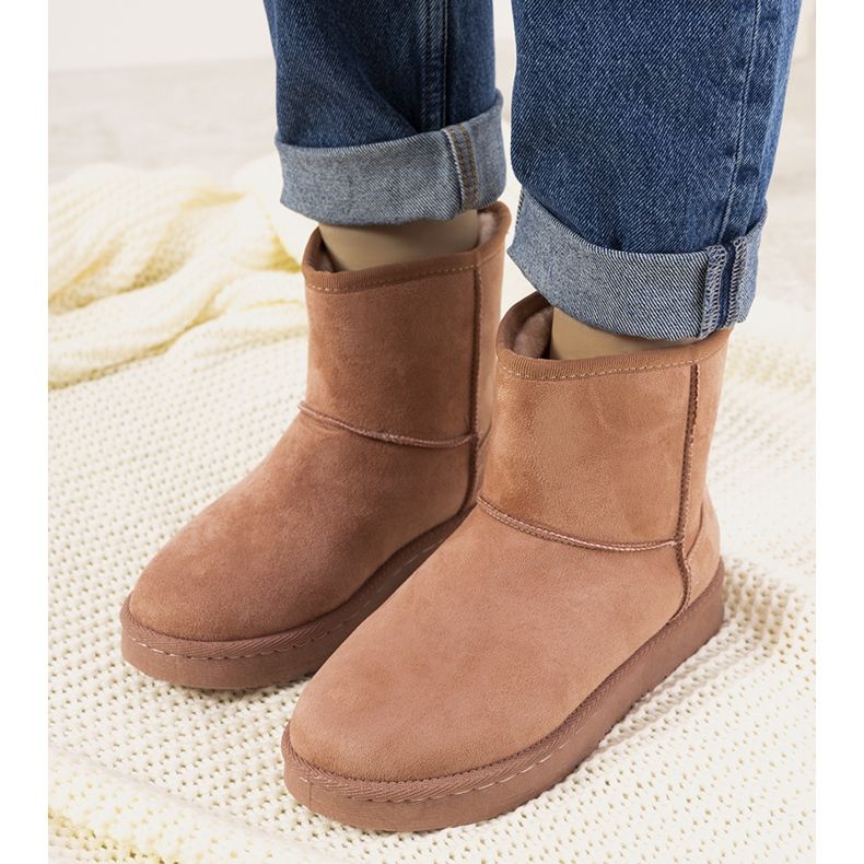 Cizme de zapada cu blana roz Lucilla 1