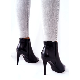 Cizme de damă cu toc înalt Sergio Leone BT501 negru 1