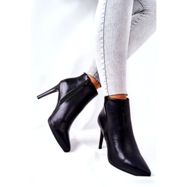 Cizme de damă cu toc înalt Sergio Leone BT501 negru 2