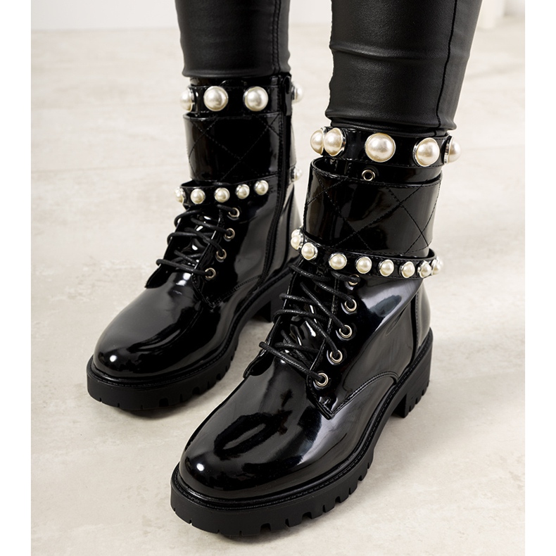 Pantofi Corso dama lacuiti negru 1