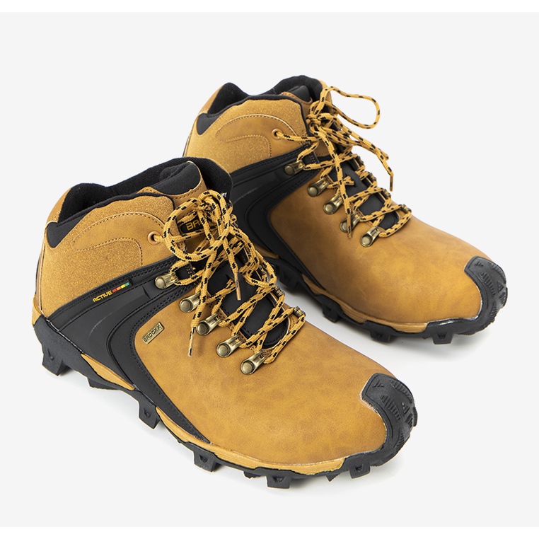 Pantofi sport izolați pentru bărbați Barry, camel galben 1 Pantofi sport izolați pentru bărbați Barry, camel galben 1