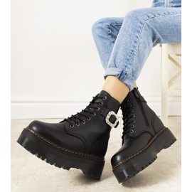 Cizme izolatoare Henra de damă negre negru 2