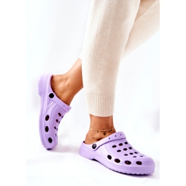 Papuci violet Eva Foam pentru femei 1