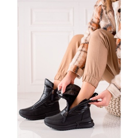 Weide Cizme de zăpadă negre casual negru 2