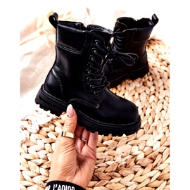 FR1 Cizme negre clasice pentru copii cu fermoar Clarika negru 3 FR1 Cizme negre clasice pentru copii cu fermoar Clarika negru 3