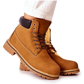 PH1 Trappers pentru femei Warm Dark Beige Crush bej galben 5