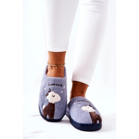 WJ1 Papuci caldi de ren Blue Jilly maro albastru 1 WJ1 Papuci caldi de ren Blue Jilly maro albastru 1