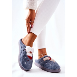 WJ1 Papuci de Craciun Mos Craciun si ren gri 2