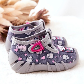 BEFADO S.A. Pantofi Papuci Befado Kotki 110P326 Gri 2