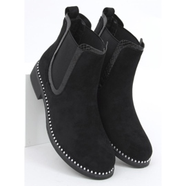 Cizme Chelsea de dama Ines Black negru 2