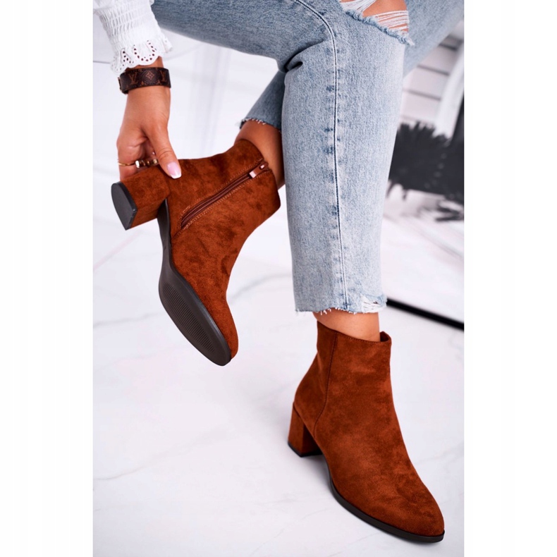 Cizme de damă Sergio Leone Camel BT528 maro 2