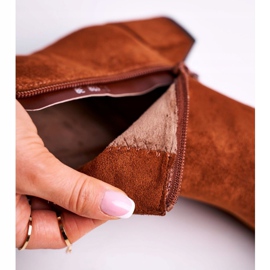 Cizme de damă Sergio Leone Camel BT528 maro 5