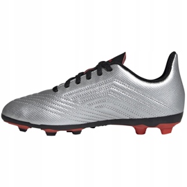 Ghete de fotbal Adidas Predator 19.4 FxG Jr G25822 argint 1