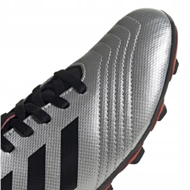Ghete de fotbal Adidas Predator 19.4 FxG Jr G25822 argint 3