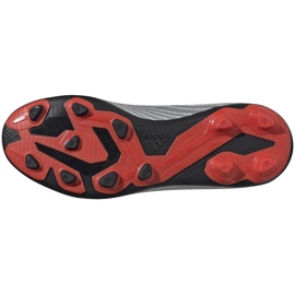 Ghete de fotbal Adidas Predator 19.4 FxG Jr G25822 argint 6