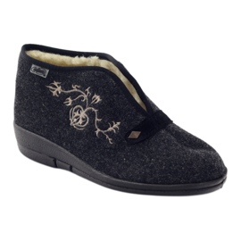 Papuci de dama Dr.ORTO Befado cu blana de oaie 031d028 gri 2