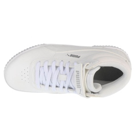 Pantofi Puma Carina Mid Jr 374440-01 alb 2