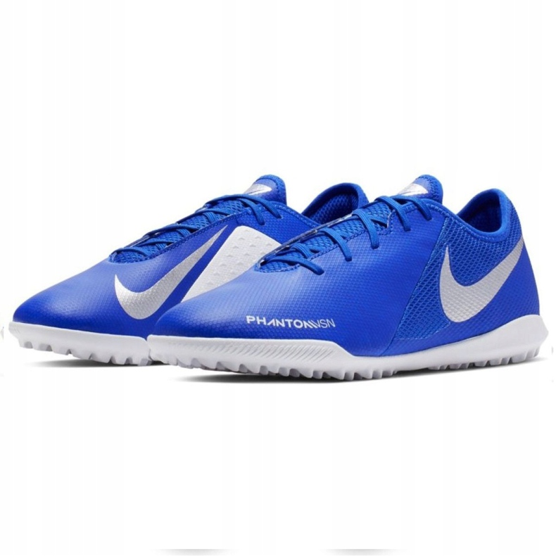 Pantofi de fotbal Nike Phantom Vsn Academy Tf M AO3223-410 albastru 3