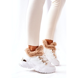 PM1 Pantofi sport din piele izolată alb lucios 2