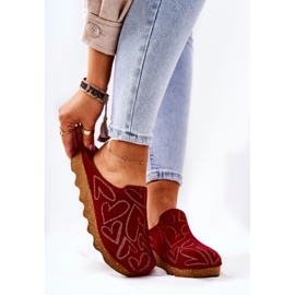 Papuci Profilactic Inblu DK07-016 Rosie roșu 2 Papuci Profilactic Inblu DK07-016 Rosie roșu 2