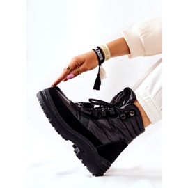 PS1 Cizme de zăpadă de damă pe fermoar negru Marcia 2