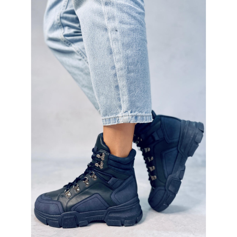 Tenisi înalți Brita DK.BLUE albastru 2