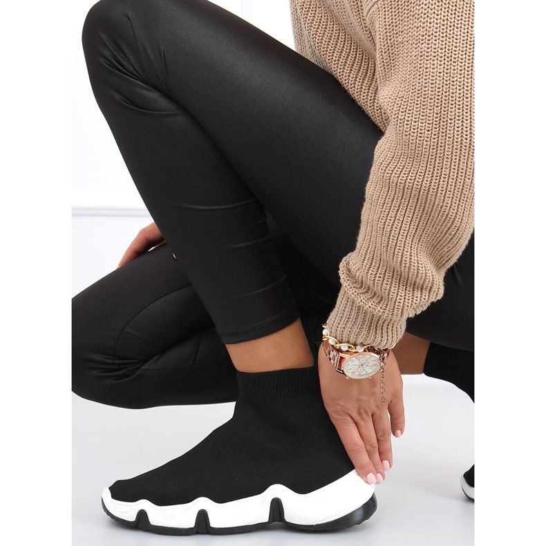 Sosete Nova Black Sosete înalte negru 2