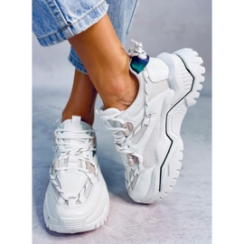 Antrenori Berta White alb verde 1