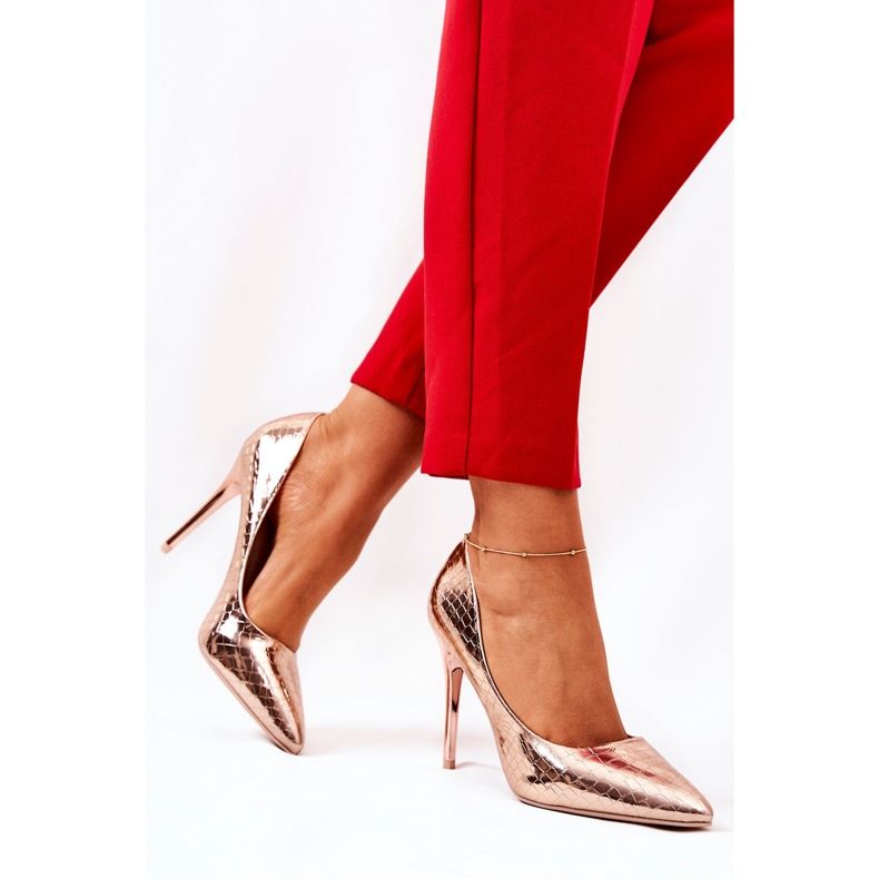 Ace cu model șarpe Rose Gold Tissoria de aur 1