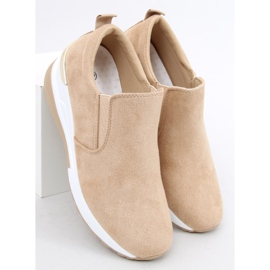 Pantofi cu pană Biflo Beige bej 1