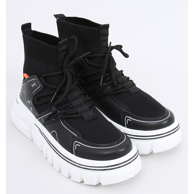 Pantofi sport Malin Black sock negru 2 Pantofi sport Malin Black sock negru 2