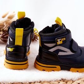 PJ2 Cizme Călduțe Copii Cu Velcro Albastru Marin Fruzio 2 PJ2 Cizme Călduțe Copii Cu Velcro Albastru Marin Fruzio 2