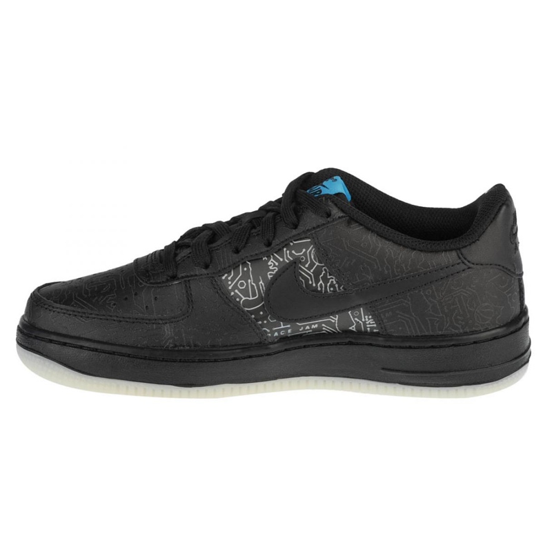 Pantof Nike Air Force 1 Low Gs Jr DN1434-001 negru albastru 2